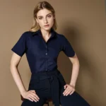 Kustom Kit Ladies' Short Sleeve Business Shirt