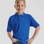 Fruit of the Loom Childrens Poly/Cotton Piqué Polo Shirt