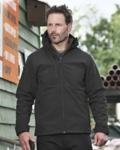 TUFFSTUFF FORT HOLKHAM HOODED SOFTSHELL JACKET