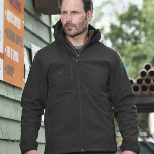 TUFFSTUFF FORT HOLKHAM HOODED SOFTSHELL JACKET TUFFSTUFF FORT HOLKHAM HOODED SOFTSHELL JACKET