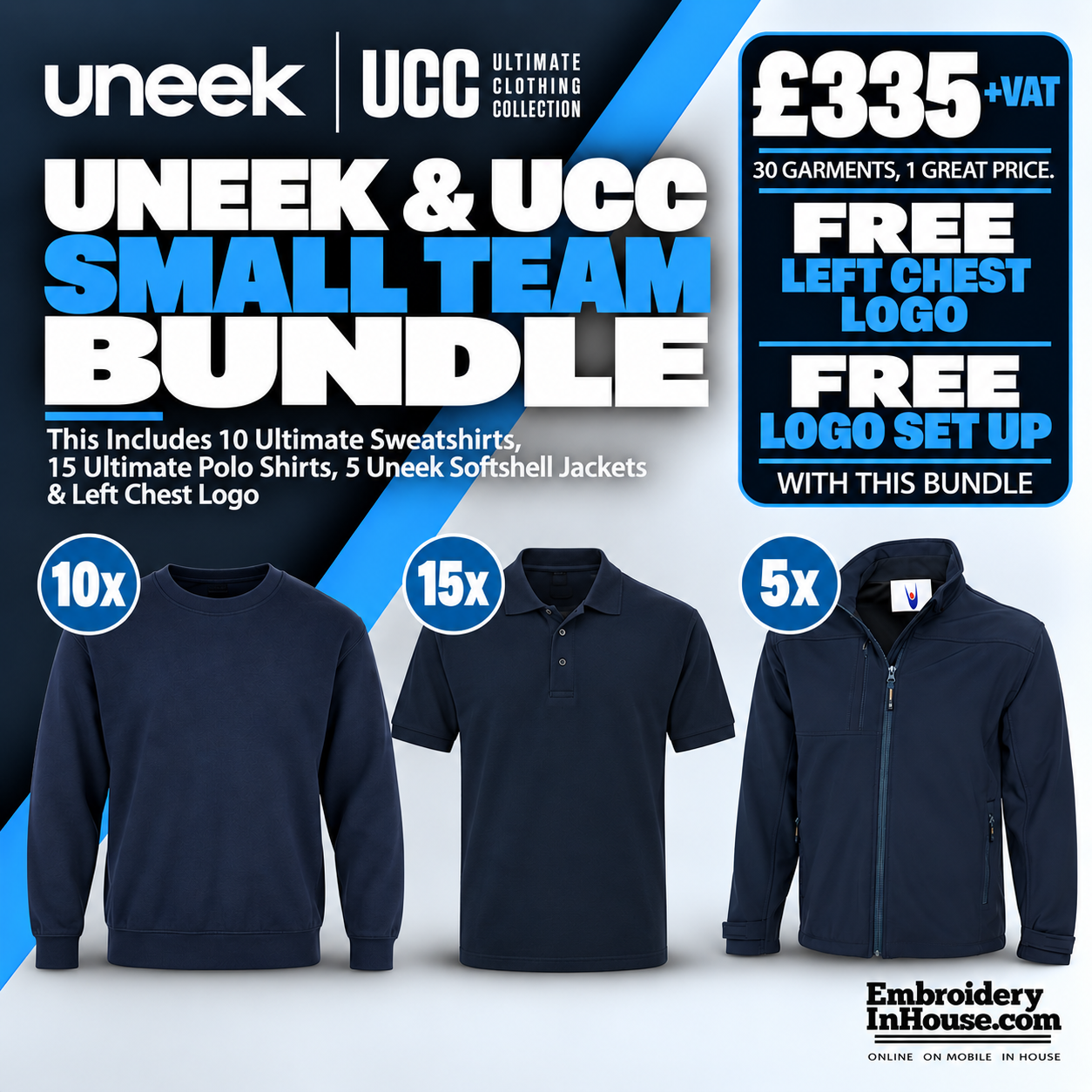 Uneek & UCC Small Team Bundle (1)