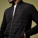 Kustom Kit Regular Fit Quilted Full Zip Sweat Jacket